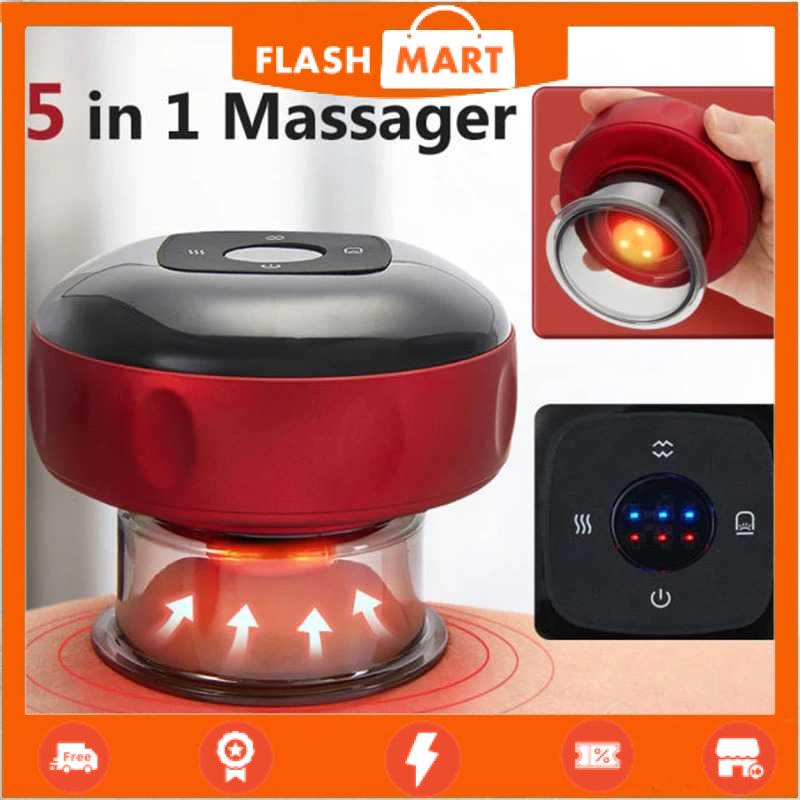 FLASHMART Alat Pijat Bekam Kerokan Elektrik Red Light Therapy Massager - DS-A23