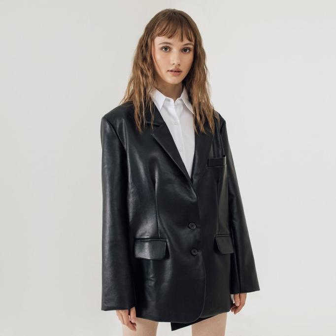 BLZR.ID BLAZER WANITA OVERSIZED BI LEATHER