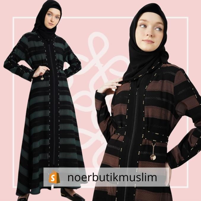 Abaya Hikmat Fashion Original A987-02 - NoerButikMuslim