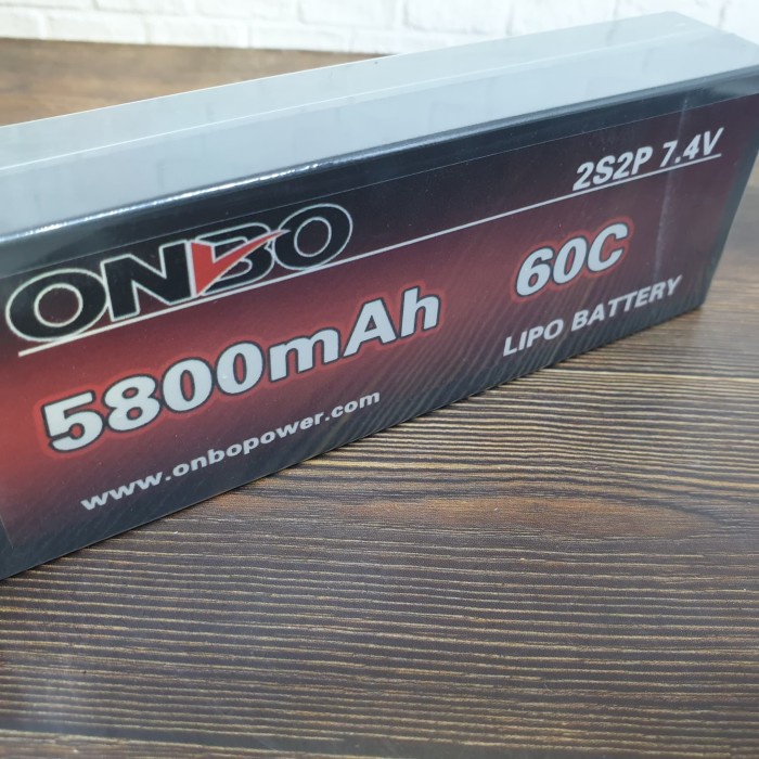 Hardcase Lipo 2s 7.4v 5800mah 60c Onbo Power.