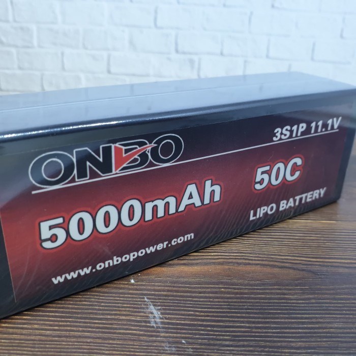 Hardcase Lipo 3s 11.1v 5000mah 50c Onbo Power.