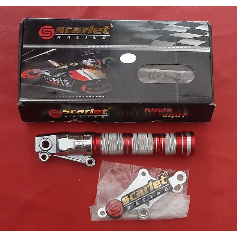 VARIASIAN BOTOM SHOCK DEPAN MERAH MOTOR SATRIA FU SET BREKET