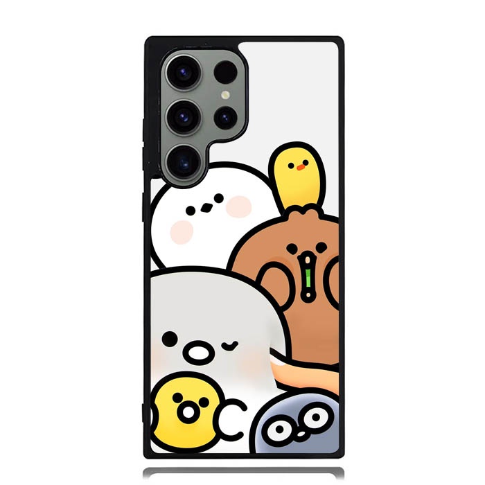 Casing Samsung S23 S22 S21 S20 S10 S10e S9 S8 S7 Ultra Plus FE Lite Edge 2020 5G Cute Duck AE0659 Ca