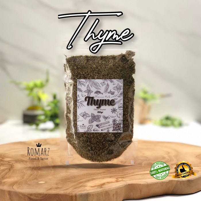 

THYME LEAVES PREMIUM DAUN THYME KERING 100gr