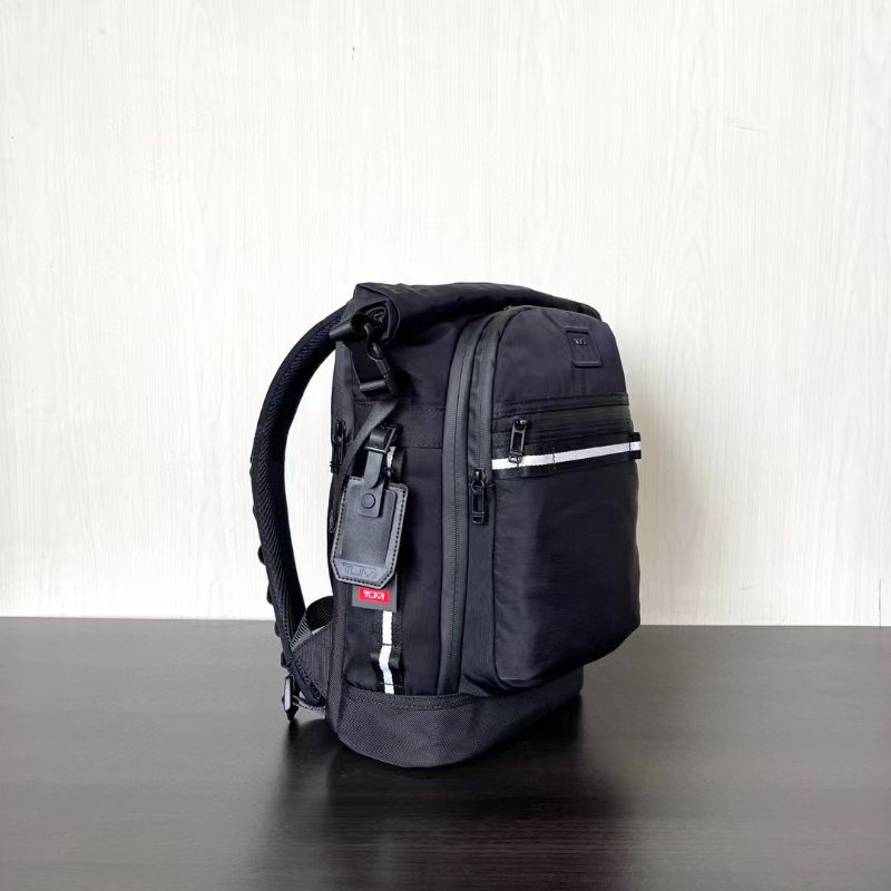 tas tumi alpha bravo ally backpack hitam nylon ransel pria laptop p1shoes