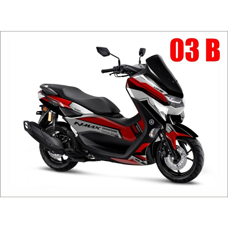 Decal full body yamaha nmax lama 2015 striping namax 2019 stiker body motor nmax 155