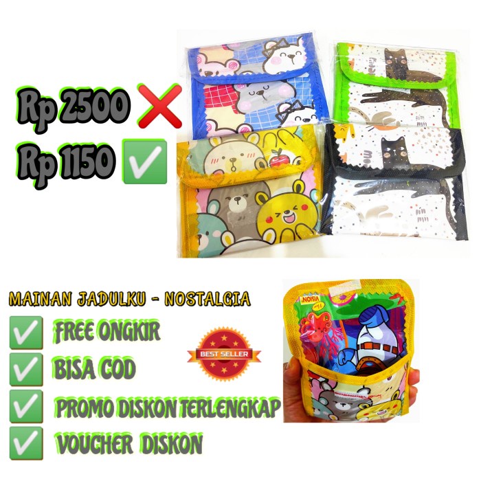 Dompet Anak Karakter Lucu