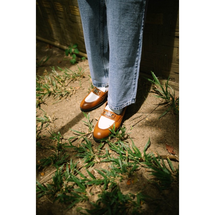 Terlaris Loafers Thanksinsomnia X Nappa Milano ""Lissandre" Two Tone Brown