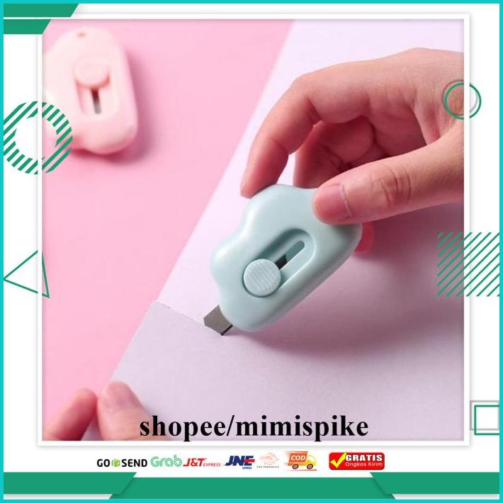 

CUTTER MINI KARAKTER AWAN /PISAU PEMOTONG KERTAS MINI PORTABLE BENTUK AWAN WARNA /MINI CUTTER PORTABLE PISAU MINI CUTTER / CUTTER MINI KARAKTER AWAN PISAU PEMOTONG MINI /CUTTER MINI UNTUK ALAT TULIS HIGHT QUALITY
