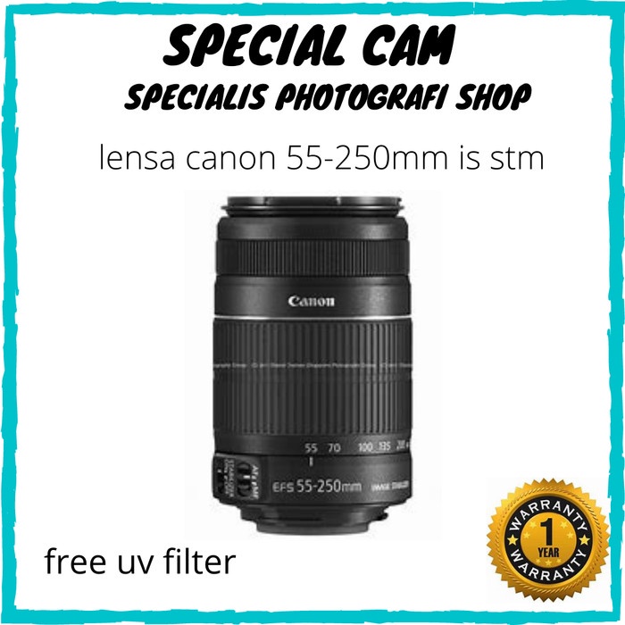 JUAL LENSA CANON 55-250MM IS STM / CANON 55-250M IS STM