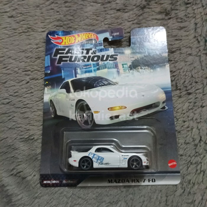 Flash Sale Hotwheels Premium Mazda Rx7 Fd Hks Fast N Furious Terbaru