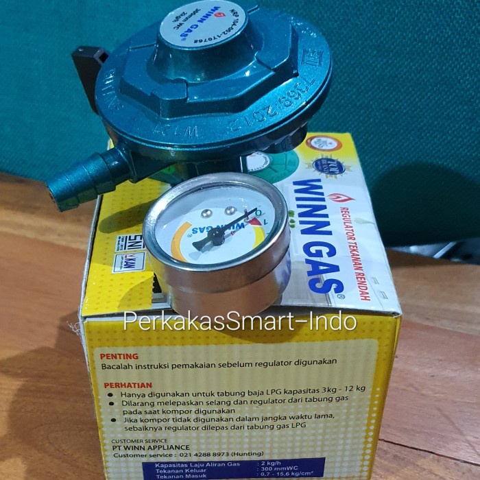 Winn Gas Regulator Kompor Gas W121M/Tekanan Rendah W 121 M #Original
