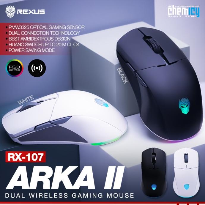 Rexus Arka II / Arka 2 RX-107 Wireless Dual Connection Gaming Mouse