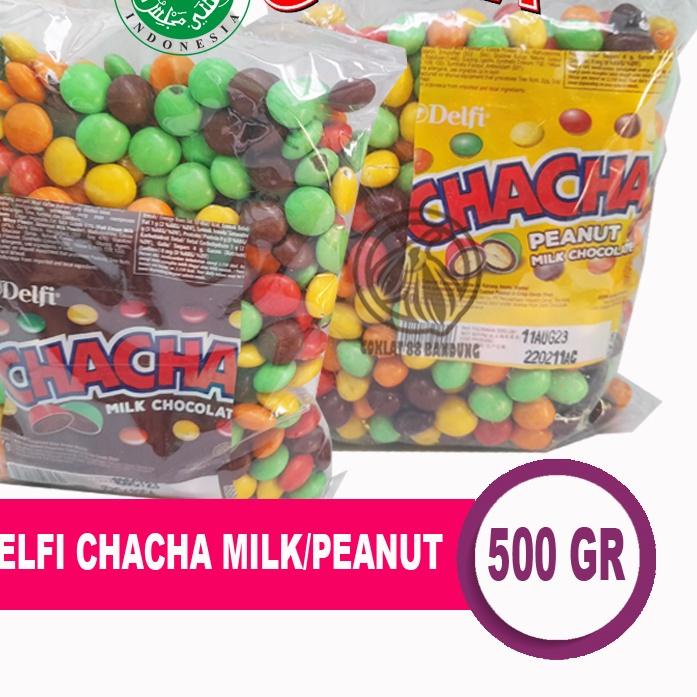 

COD⭐DELFI CHACHA 500GR COKLAT KILOAN - COKELAT CHA CHA KACANG PEANUT 500 GR MILK CHOCOLATE COKLAT 500 GRAM