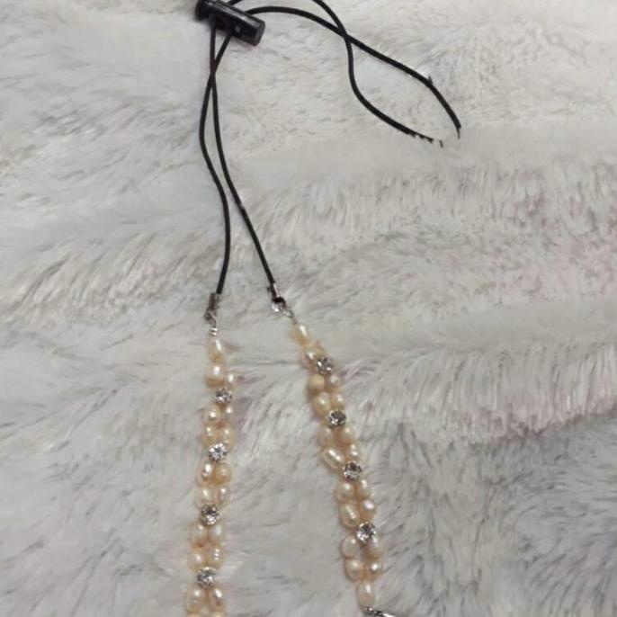 conector masker hijab mutiara trp originl