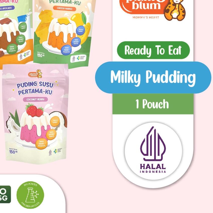 

COD⭐Plum & Blum Silky Pudding Susu Buah Snack Mpasi - 150 gram