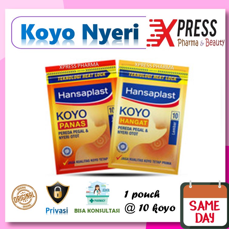 ⚡XPRESS⚡ Amplop isi 10 lembar Koyo Hangat / Panas Hansaplast koyok Linu Cabe Pegal