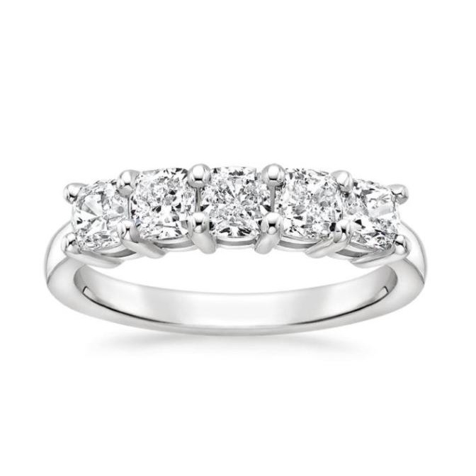 1901 Hijab Cincin Berlian Bezel Swarovski Silver