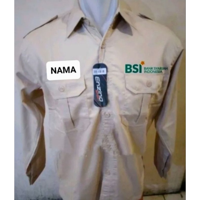 KEMEJA BANK BSI BAJU SERAGAM BANK SYARIAH INDONESIA