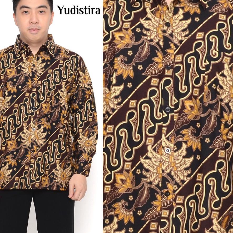 Promo Yudistira Kemeja Pria Dewasa Batik Katun Halus