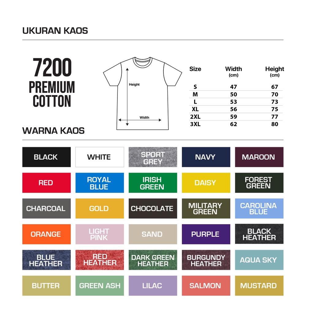 Kaos Distro Pendek NSA Blessed Sablon Pria dan Wanita