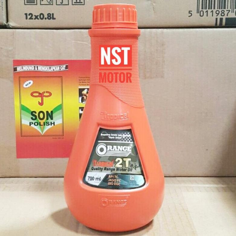 Grosiran Murah Oli Samping 2Tak Orange Tropical 700 ML Wangi Permen Karet