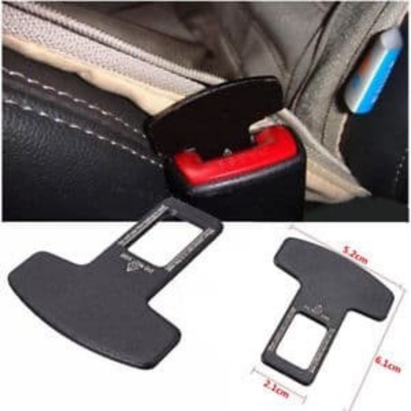 US367 Mini Seat Belt Buckle Alarm Buzzer Stopper Mobil pembuka botol VMBO By Toko Haji Usman