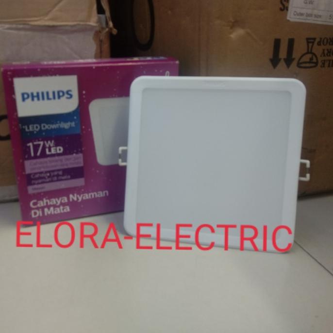 Downlight panel philips led Meson 17w 17 watt 17watt kotak -putih