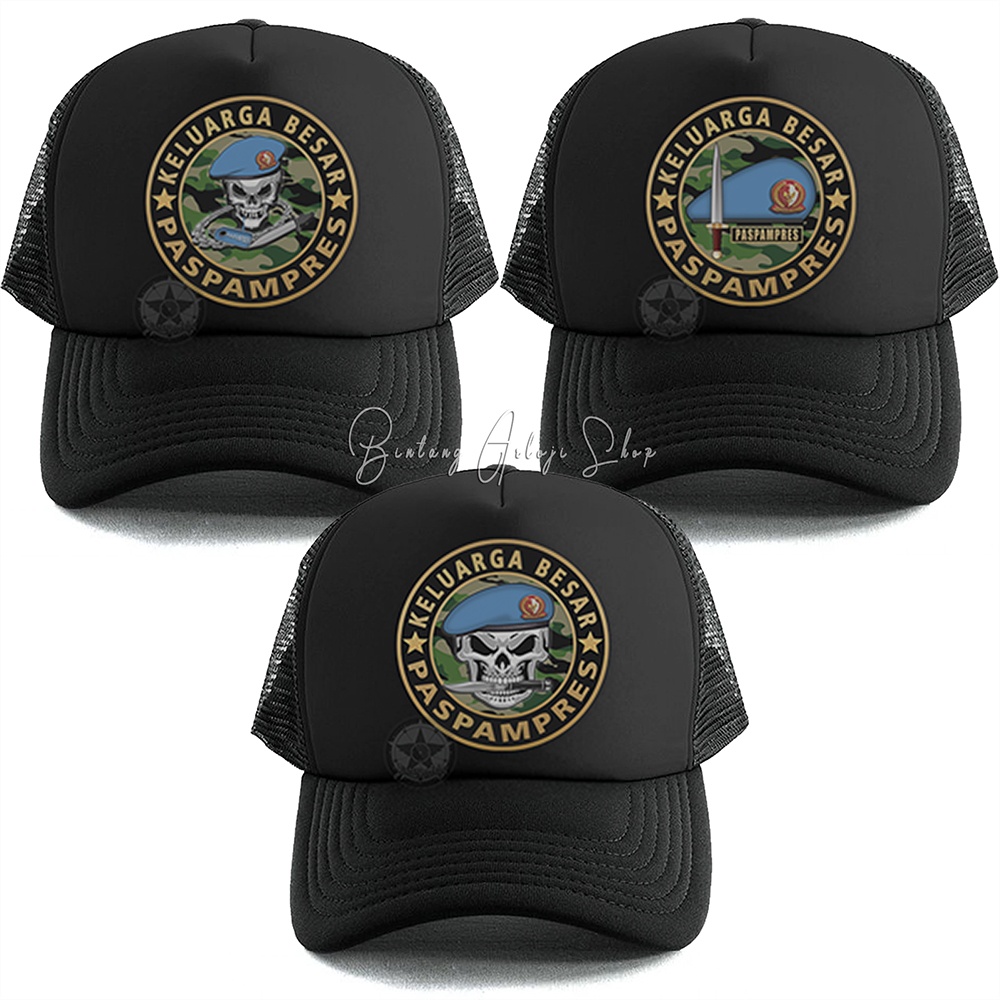 Topi Skull Keluarga Besar Paspampres Istimewa &amp; Murmer