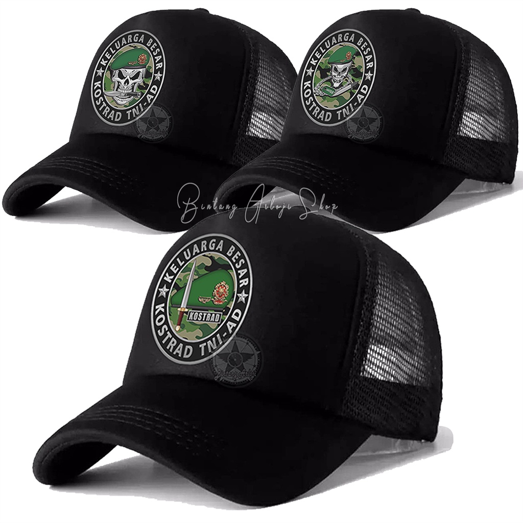 Topi Baret Keluarga Besar Kostrad TNI-AD  Limited Edition Silver