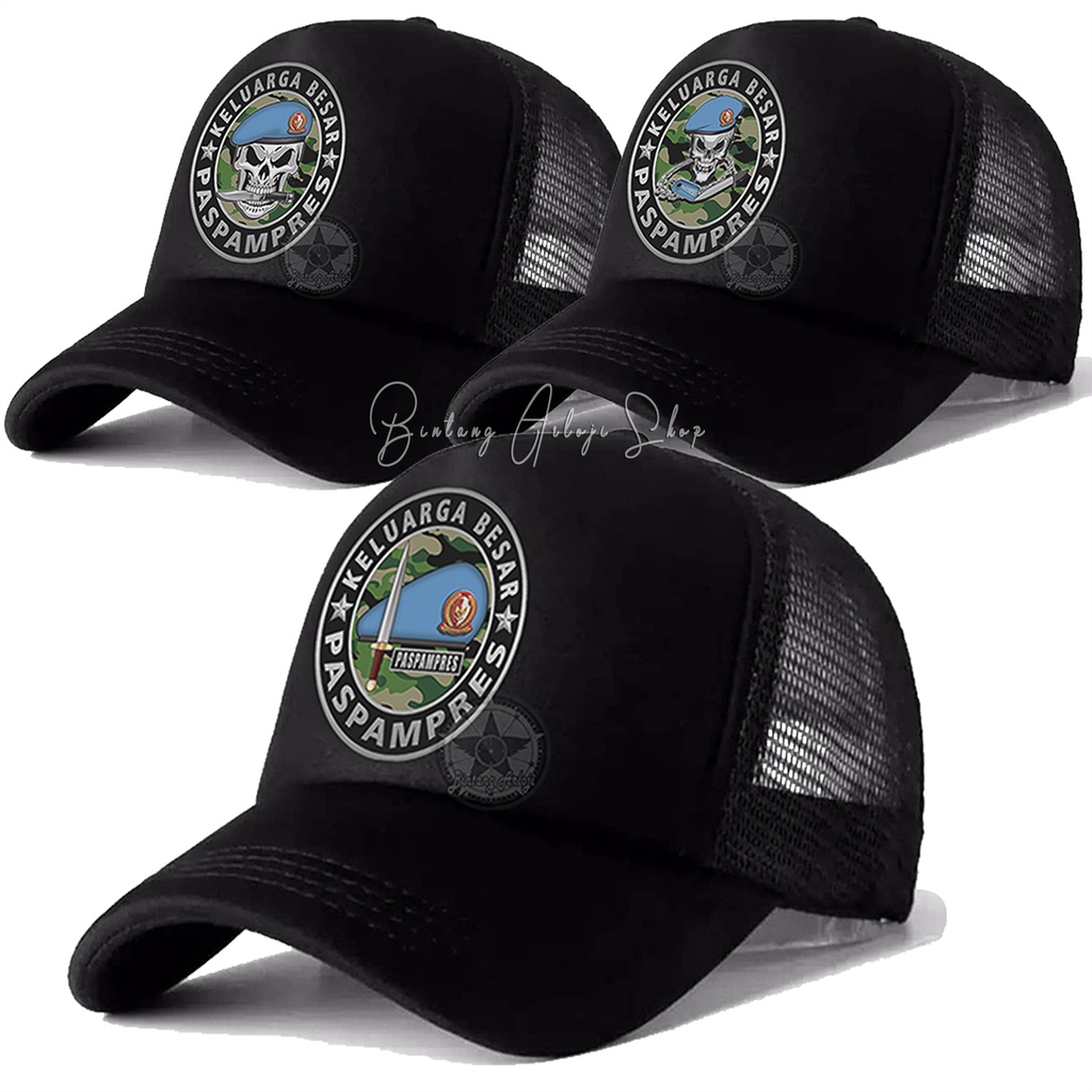 Topi Baret Keluarga Besar Paspampres Limited Edition Silver