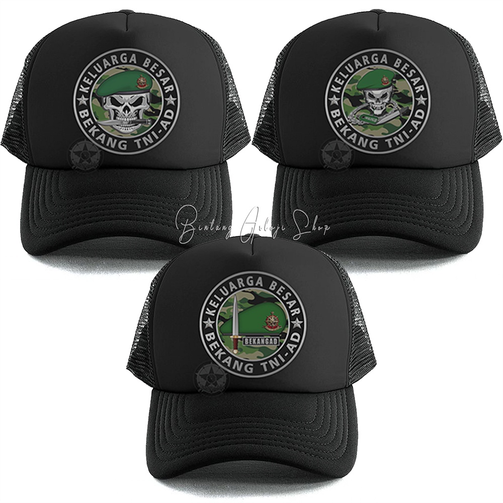 Topi Baret Keluarga Besar Bekang TNI-AD Limited Edition Silver