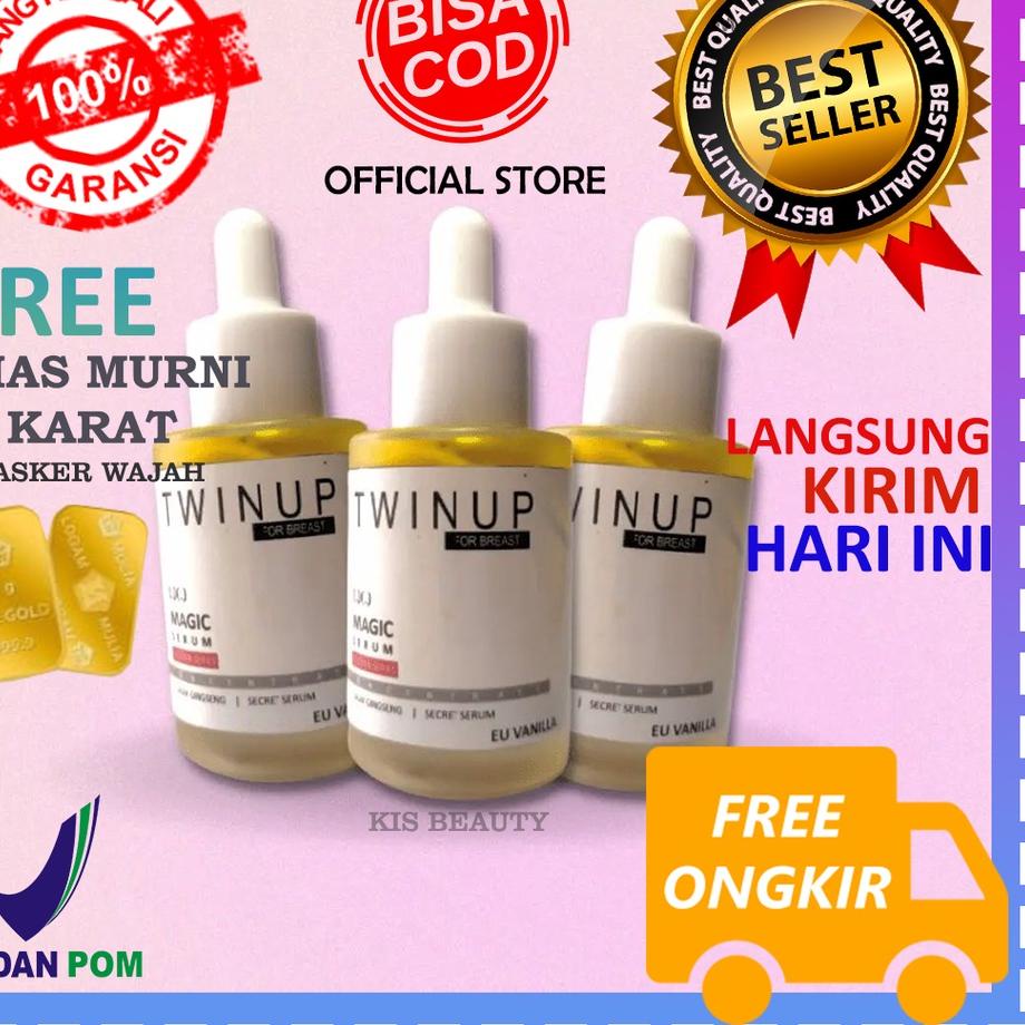 Belanja hemat Pp6P0 Serum TWIN UP | TWIN UP SERUM MAGIC PEMBESAR PAYUDARA ALAMI TANPA EFEK