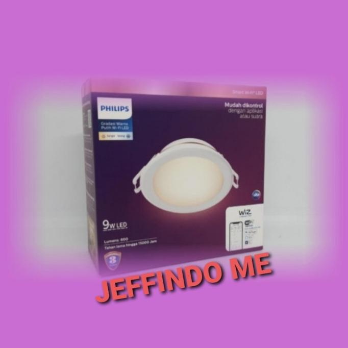 downlight led panel plafon philips smart wifi 9w 9 watt