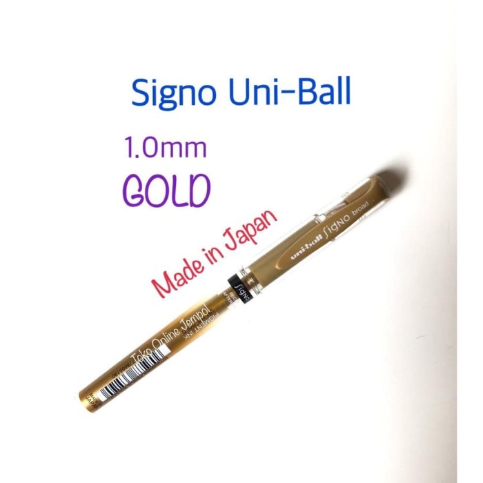 

TERMURAH GOLD Pulpen Signo 1.0 Uni-Ball Pigment Ink 665190 Pen ATK0850SG /ALAT TULIS AESTHETIC/ALAT