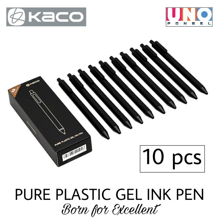 

Discount KACO Pure Plastic Gel Ink Pen Pulpen Pena 10pcs /ALAT TULIS AESTHETIC/ALAT TULIS SET/ALAT