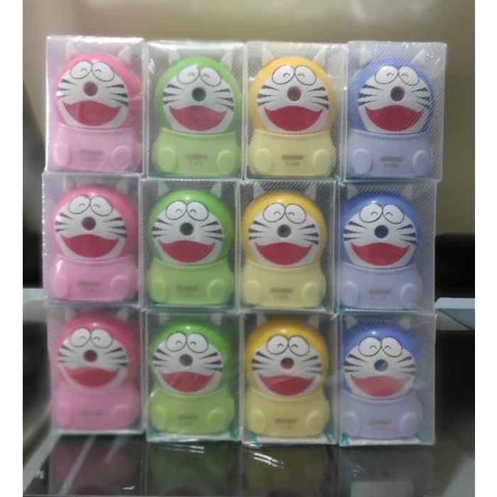 

BAYAR DITEMPAT Rautan Pensil Puter / Serutan Pensil Puter / Rautan Meja Doraemon mini /ALAT TULIS