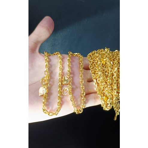 gelang belitung bahan emas lapis