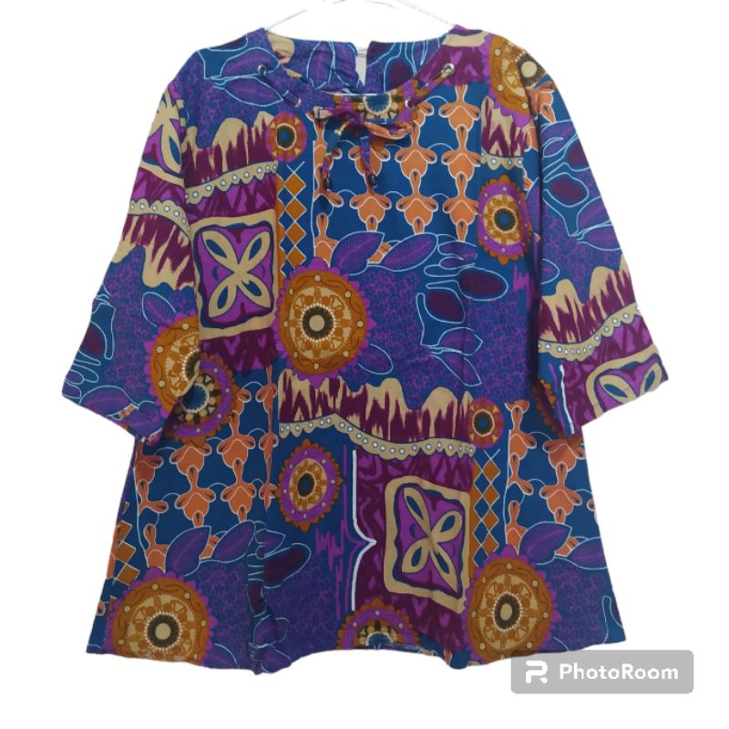 Blouse Motif Etnik/ Atasan Baju Batik Wanita