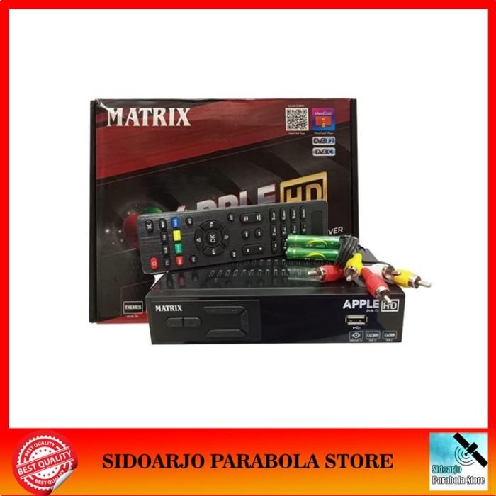 Set Top Box STB TV Digital DVBT2 Matrix Apple HD Red DVB-T2 UHF Gratis