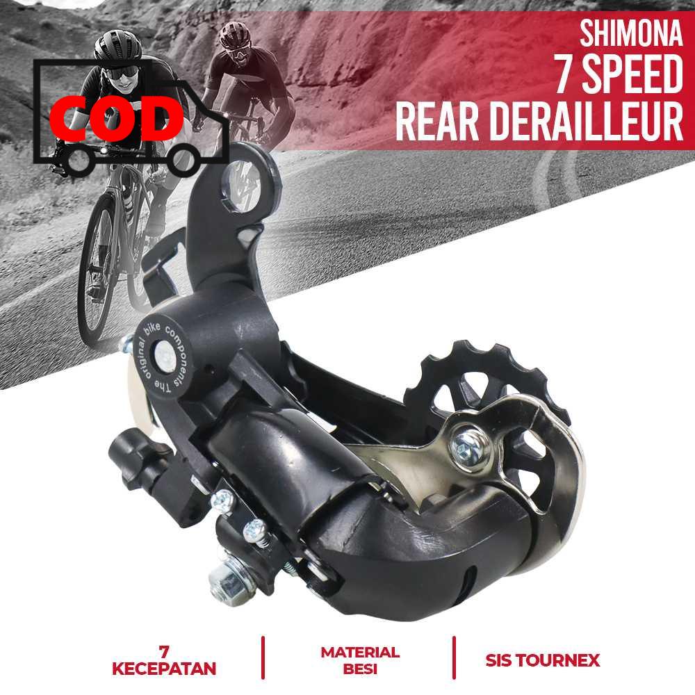 Pemindah Gigi Belakang Sepeda 7 Speed Shifter Rear Gear Derailleur RD MTB CTB Roadbike Operan