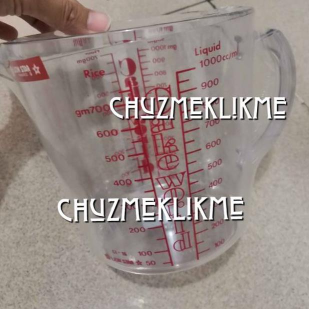 [KODE PKQCW] Gelas takar lion star 1000 ml/measuring cup lion star 1000 ml/Gelas ukur lion star