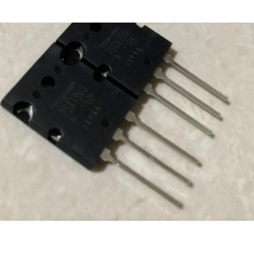 DISKON  Transistor 1943 5200 SA1943 SC5200 TOSHIBA HARGA 1SET 1 SET ORIGINAL KODE LOT 524