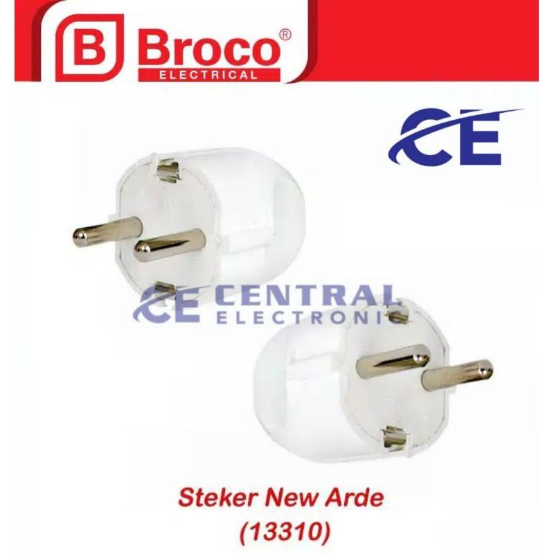 Steker Arde BROCO 13310 / Steker Original Kuningan - Colokan Listrik Broco
