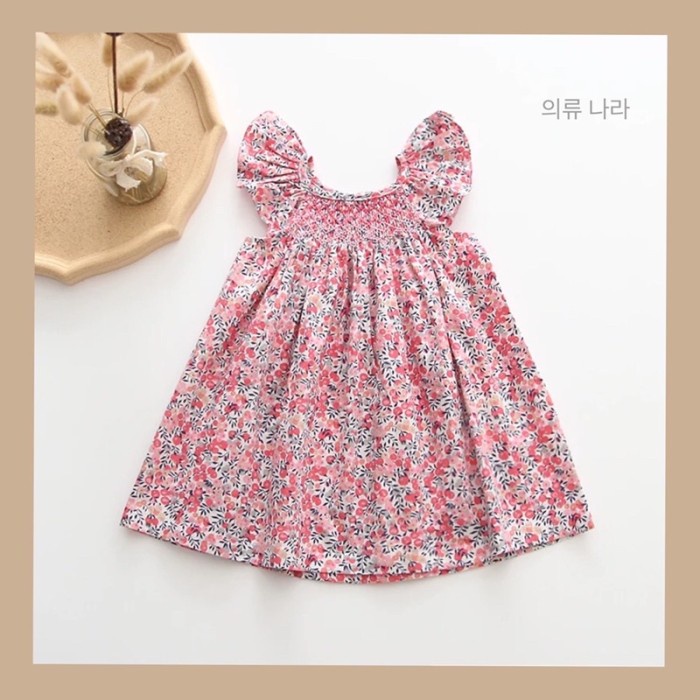 Terlaris Onnieoppa Smocked Baby Dress Dress Hand Smocked