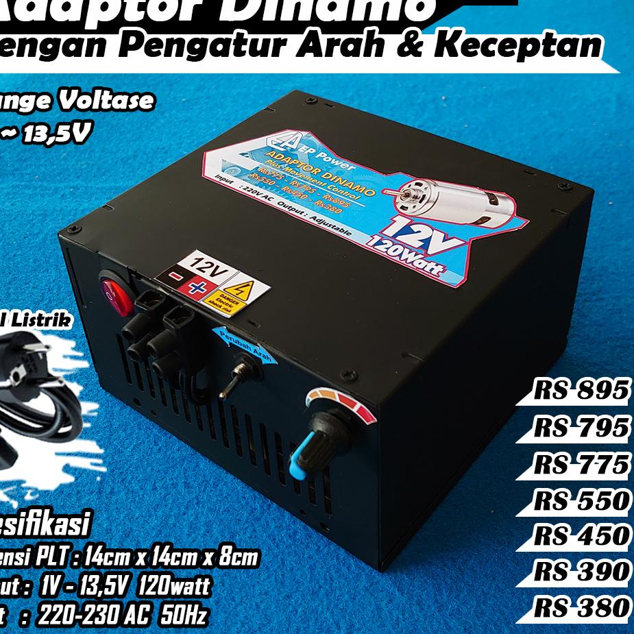 Segera Order Power Supply untuk Dinamo RS-775 RS-795 RS-895 RS-380 RS-445 RS-450 RS-550 dan sejenis 