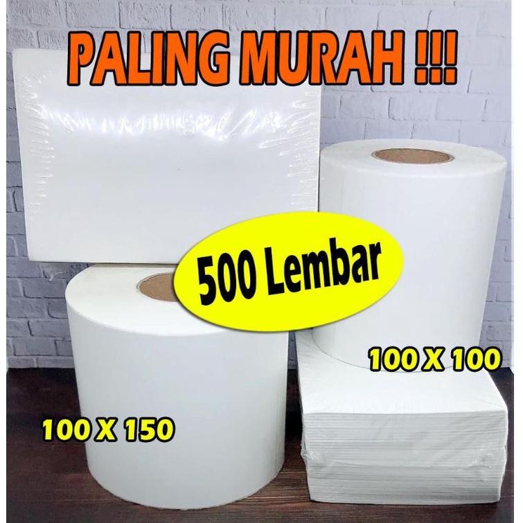 

8BD 100x100 100x150 Label Sticker Thermal / Direct Thermal Sticker / Kertas Thermal / Label Thermal / Kertas Stiker Resi / Kertas Printer Thermal / Stiker Thermal / Sticker Thermal 500pcs / Sticker Thermal A6 5181