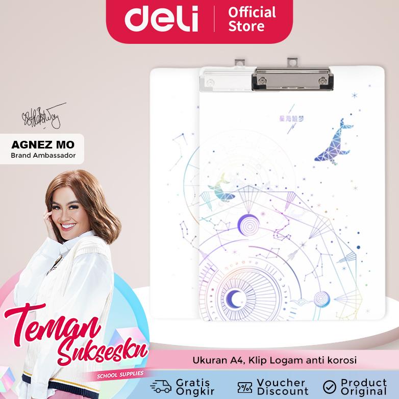 

[COD] ↕ Deli Vertical Clipboard Papan Jalan A4 72603 76