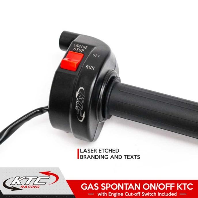 Gas Spontan KTC Saklar On OFF Rx King  Ninja R RR Universal