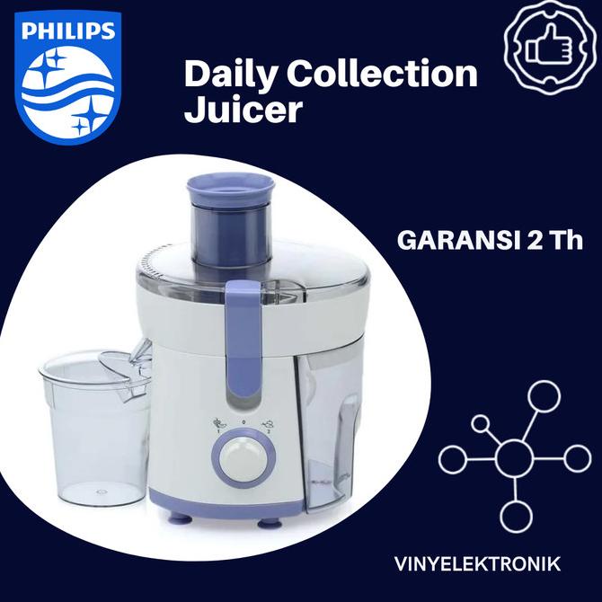 hanya disini] Philips Daily Collection Juicer HR1811/71 HR-1811/71 Garansi Resmi 2th